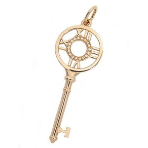 Tiffany Key Atlas Key Diamond Pendant